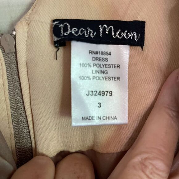 Dear Moon new with tags‎ gold mini party dress, size 3 - Picture 10 of 10